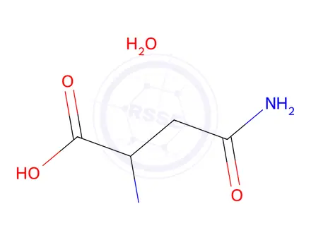 Chemical structure of Dl-Asparagine Hydrate