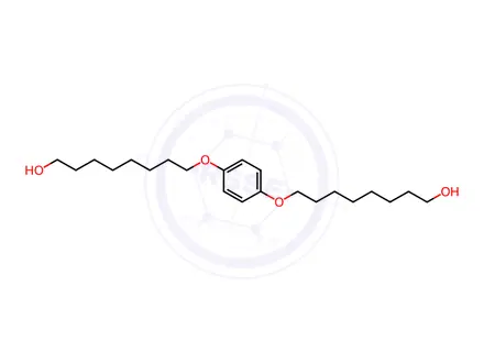 Chemical structure of 1-Octanol, 8,8'-[1,4-phenylenebis(oxy)]bis-(9CI)