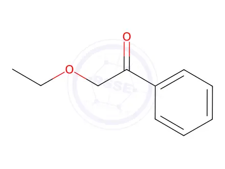 Chemical structure of α-Ethoxyacetophenone