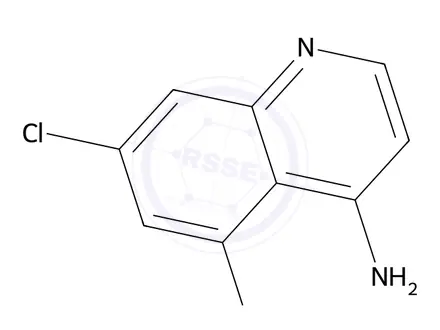 Chemical structure of 5,7-Dichloroquinolin-4-amine