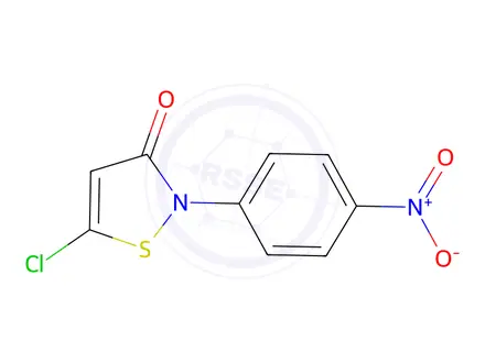 Chemical structure of 5-Chloro-2-(4-nitrophenyl)-3(2H)-isothiazolone