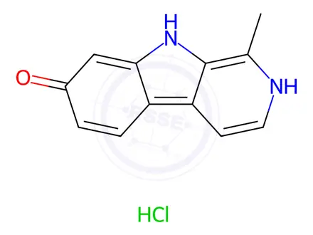 Chemical structure of Harmol Hydrochloride