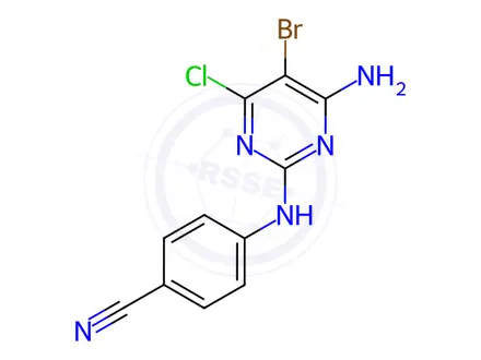 Chemical structure of Etravirine Impurity 7