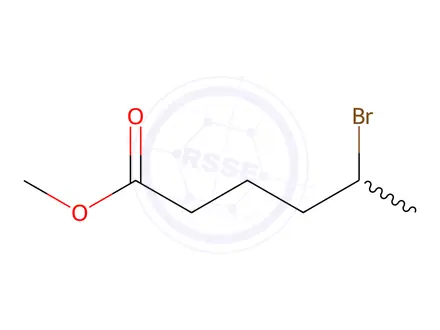 Chemical structure of methyl 5-bromohexanoate