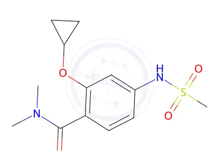 Chemical structure of 2-Cyclopropoxy-N,N-dimethyl-4-(methylsulfonamido)benzamide