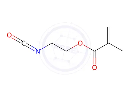 Chemical structure of 2-Isocyanatoethyl methacrylate