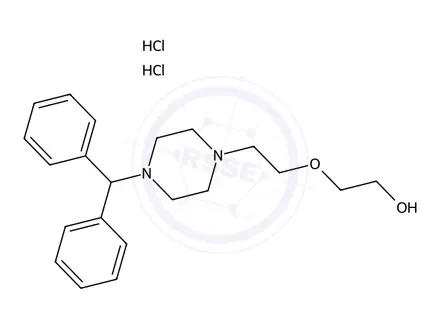 Chemical structure of Decloxizine Dihydrochloride