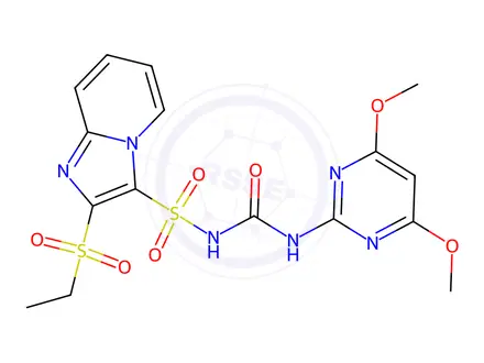 Chemical structure of Sulfosulfuron
