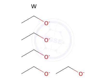 Chemical structure of TUNGSTEN(V) ETHOXIDE