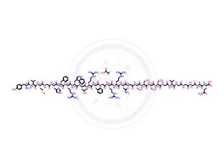 Chemical structure of γ?-MSH trifluoroacetate salt