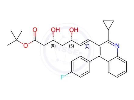 Chemical structure of Pitavastatin Impurity 17