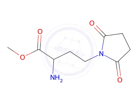Chemical structure of Methyl 2-amino-4-(2,5-dioxopyrrolidin-1-yl)butanoate