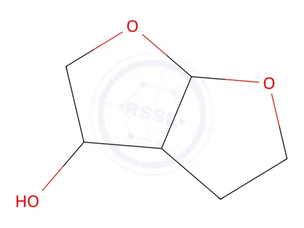 Chemical structure of (3R,3aS,6aR)-rel-Hexahydro-furo[2,3-b]furan-3-ol