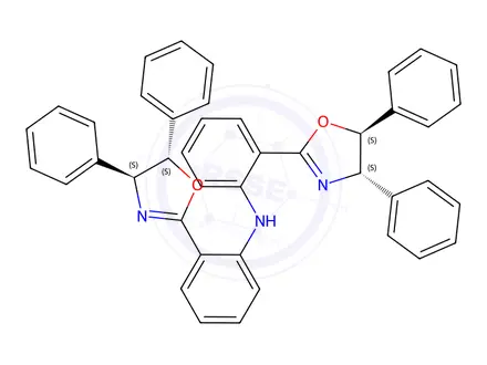 Chemical structure of Bis(2-((4S,5S)-4,5-diphenyl-4,5-dihydrooxazol-2-yl)phenyl)amine