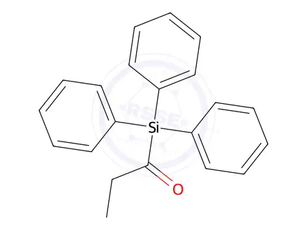 Chemical structure of 1-(Triphenylsilyl)propan-1-one