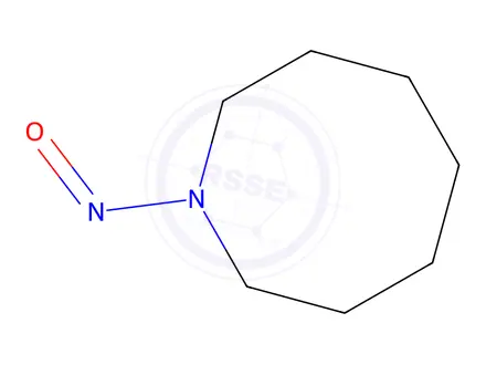Chemical structure of N-Nitrosoheptamethyleneimine