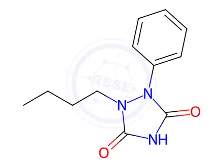 Chemical structure of 2-Butyl-3-phenylbicarbamimide