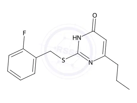 Chemical structure of 2-((2-Fluorobenzyl)thio)-6-propylpyrimidin-4(3H)-one