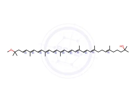 Chemical structure of Spheroidene Impurity 3