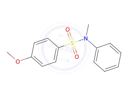 Chemical structure of 4-Methoxy-N-methyl-N-phenylbenzenesulfonamide
