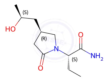 Chemical structure of Brivaracetam (Alfa-S,4S)