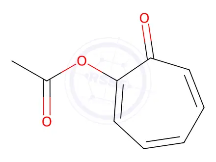 Chemical structure of 2-Acetoxytropone