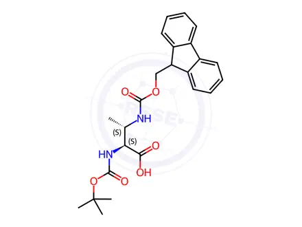 Chemical structure of Fmoc-L-Abu(3S-Boc-Amino)-OH