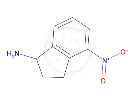 Chemical structure of (R)-4-Nitro-2,3-dihydro-1H-inden-1-amine
