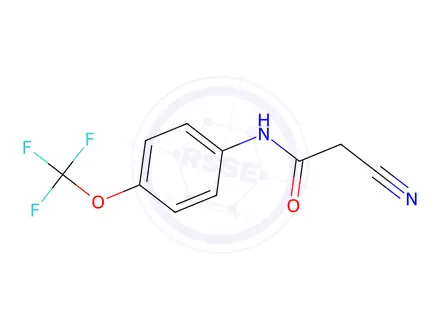 Chemical structure of 2-Cyano-N-(4-(trifluoromethoxy)phenyl)acetamide