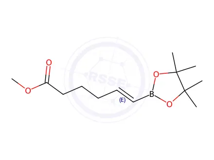 Chemical structure of Methyl (5E)-6-(4,4,5,5-Tetramethyl-1,3,2-dioxaborolan-2-yl)-5-hexenoate