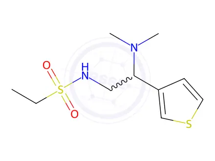 Chemical structure of N-(2-(Dimethylamino)-2-(thiophen-3-yl)ethyl)ethanesulfonamide
