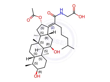 Chemical structure of 24,25-Dihydroglycofusidic Acid