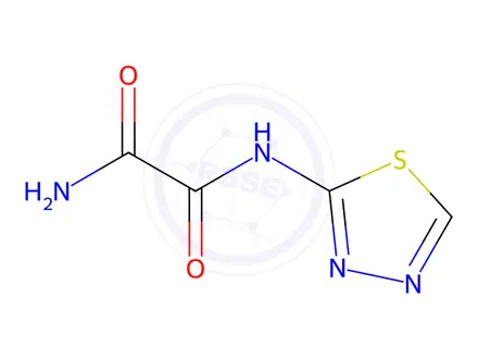 Chemical structure of N1-(1,3,4-Thiadiazol-2-yl)oxalamide