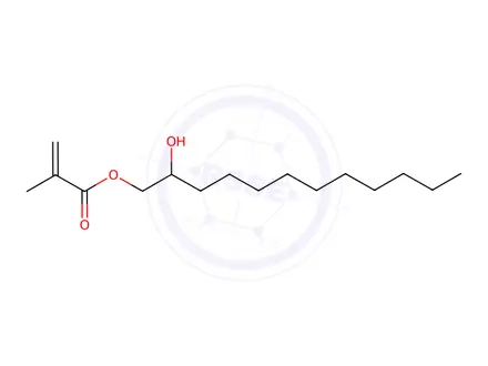 Chemical structure of 2-hydroxydodecyl methacrylate