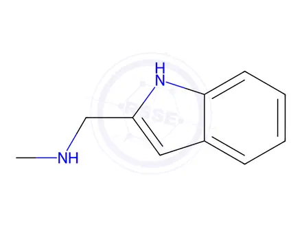 Chemical structure of 1-(1H-Indol-2-yl)-N-methylmethanamine