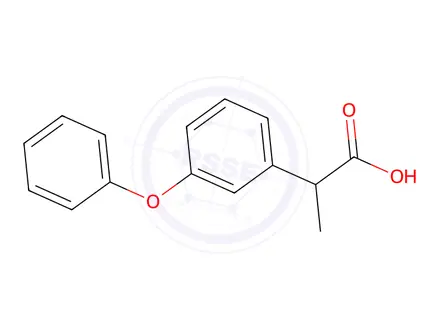 Chemical structure of Fenoprofen
