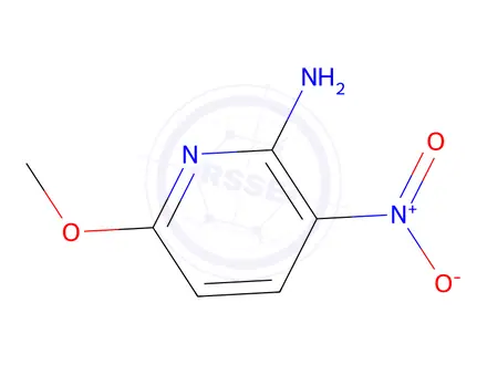 Chemical structure of 2-Amino-6-methoxy-3-nitropyridine