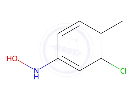 Chemical structure of Benzenamine, 3-chloro-N-hydroxy-4-methyl-