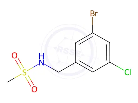 Chemical structure of N-(3-Bromo-5-chlorobenzyl)methanesulfonamide
