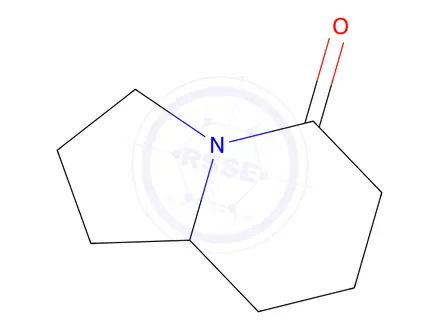 Chemical structure of (R)-Hexahydroindolizin-5(1H)-one