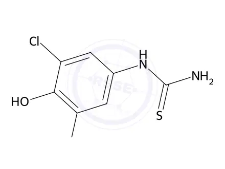 Chemical structure of N-(3,5-Dichloro-4-hydroxyphenyl)thiourea