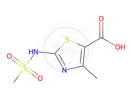Chemical structure of 2-Methanesulfonylamino-4-methyl-thiazole-5-carboxylic acid