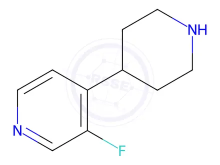 Chemical structure of 3-Fluoro-4-(piperidin-4-yl)pyridine