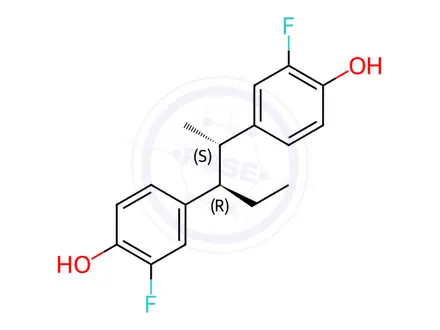 Chemical structure of Bifluranol