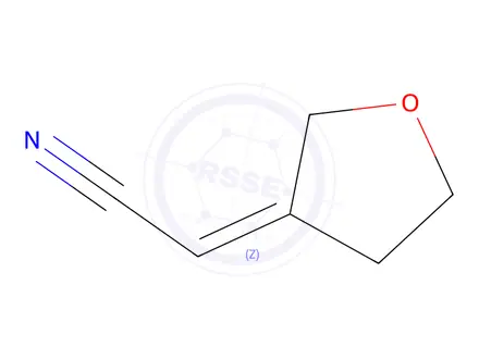 Chemical structure of 2-(Oxolan-3-ylidene)acetonitrile