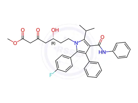 Chemical structure of 3-Oxo Atorvastatin Methyl Ester