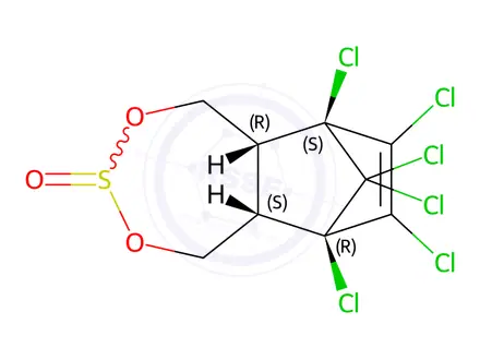 Chemical structure of beta-Endosulfan