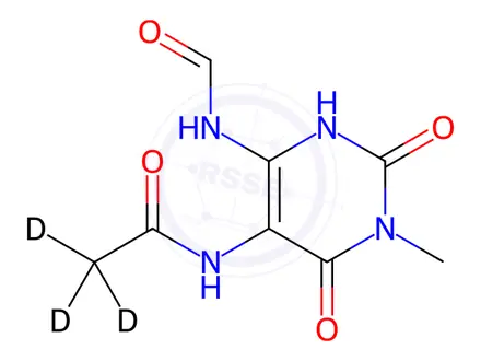 Chemical structure of Uracil Impurity 109-d3