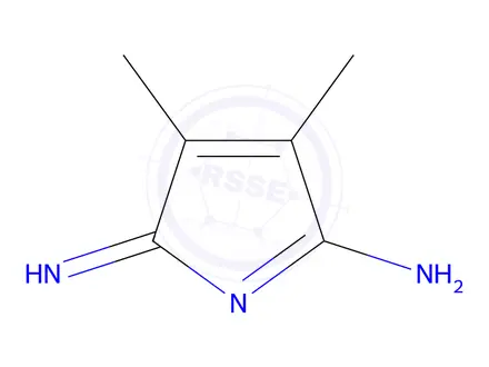 Chemical structure of 2-Imino-3,4-dimethyl-2H-pyrrol-5-amine