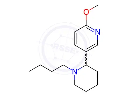 Chemical structure of 5-(1-Butylpiperidin-2-yl)-2-methoxypyridine